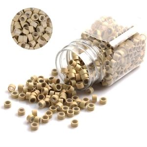 Blonde Hair Extension Beads